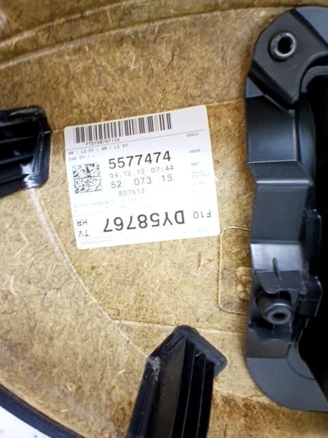 Guarnecido puerta trasera derecha BMW 5 (F10) 2