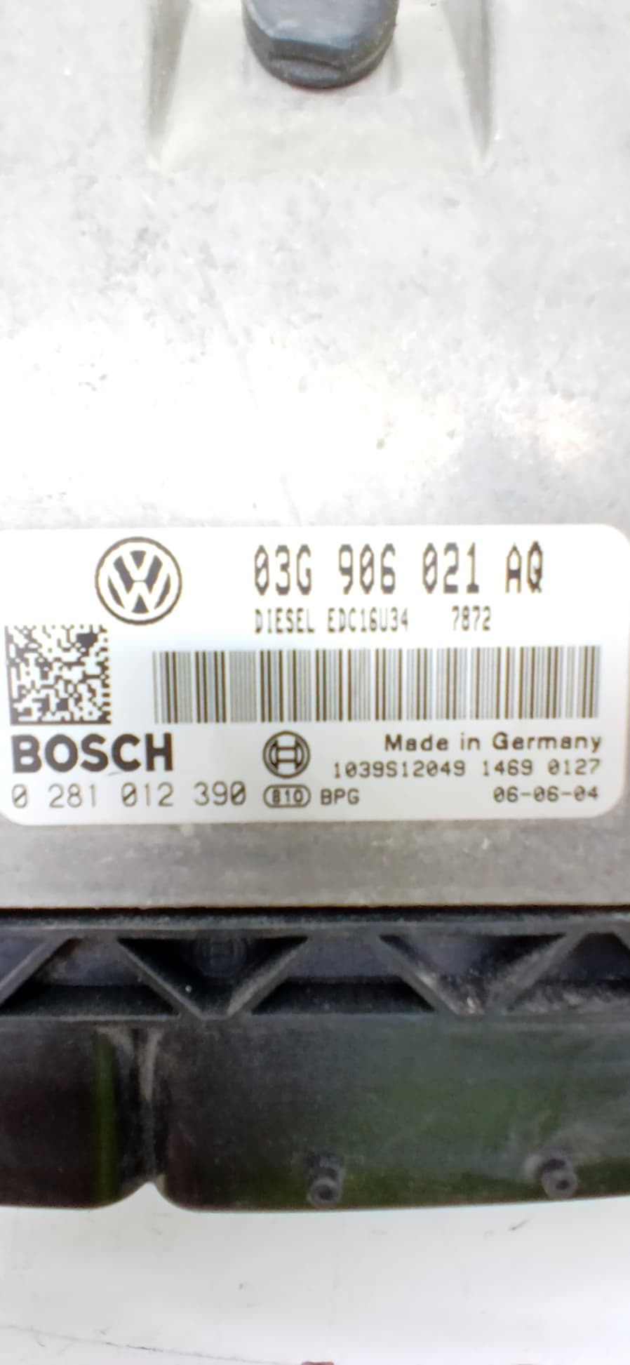 Centralita motor uce VOLKSWAGEN CADDY KA/KB (2K) 2