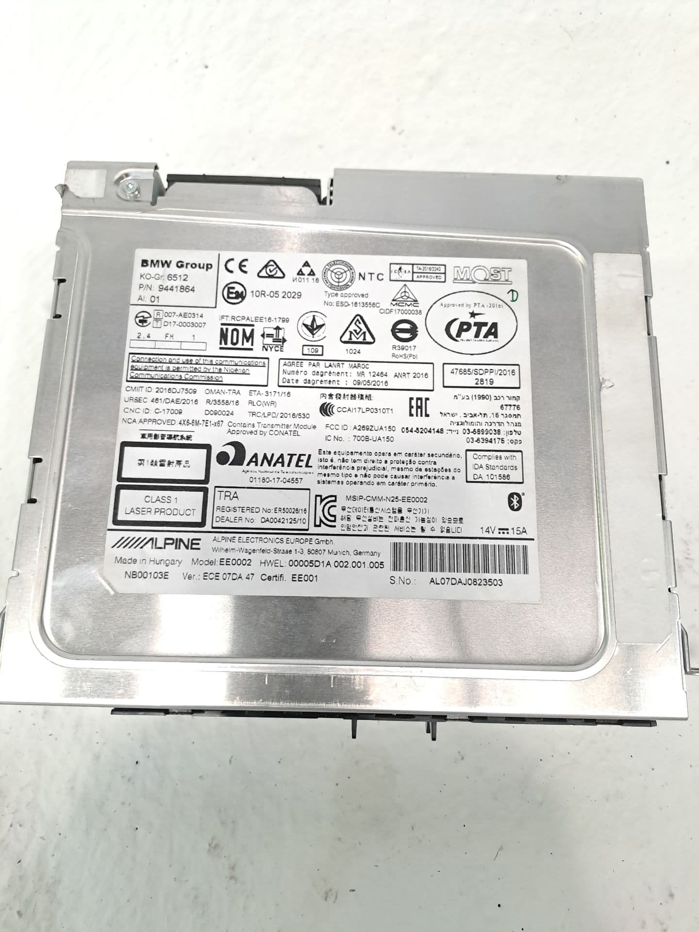 Sistema audio / radio cd BMW X3 (F25)
