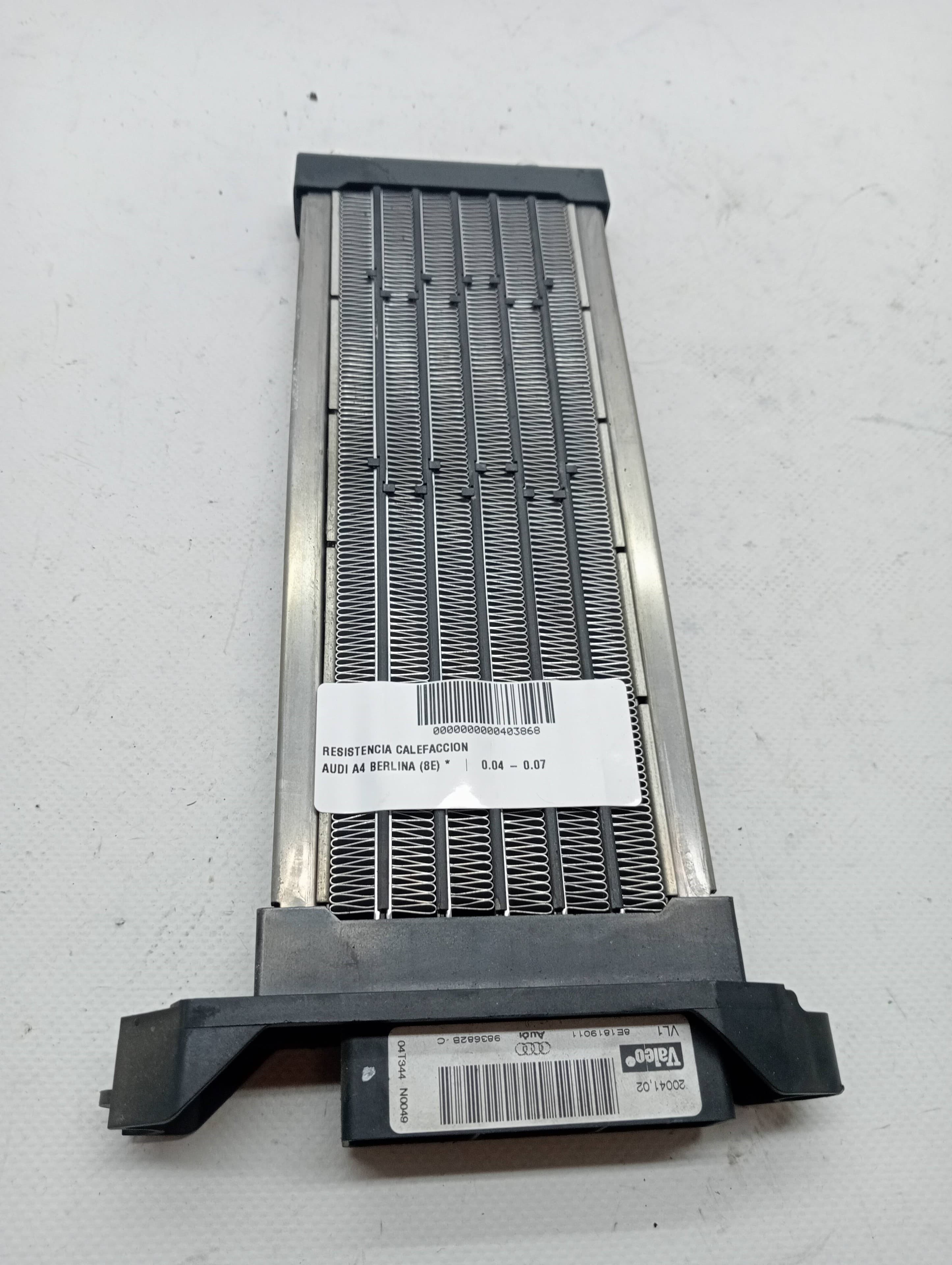 Resistencia calefaccion AUDI A4 BERLINA (8E)