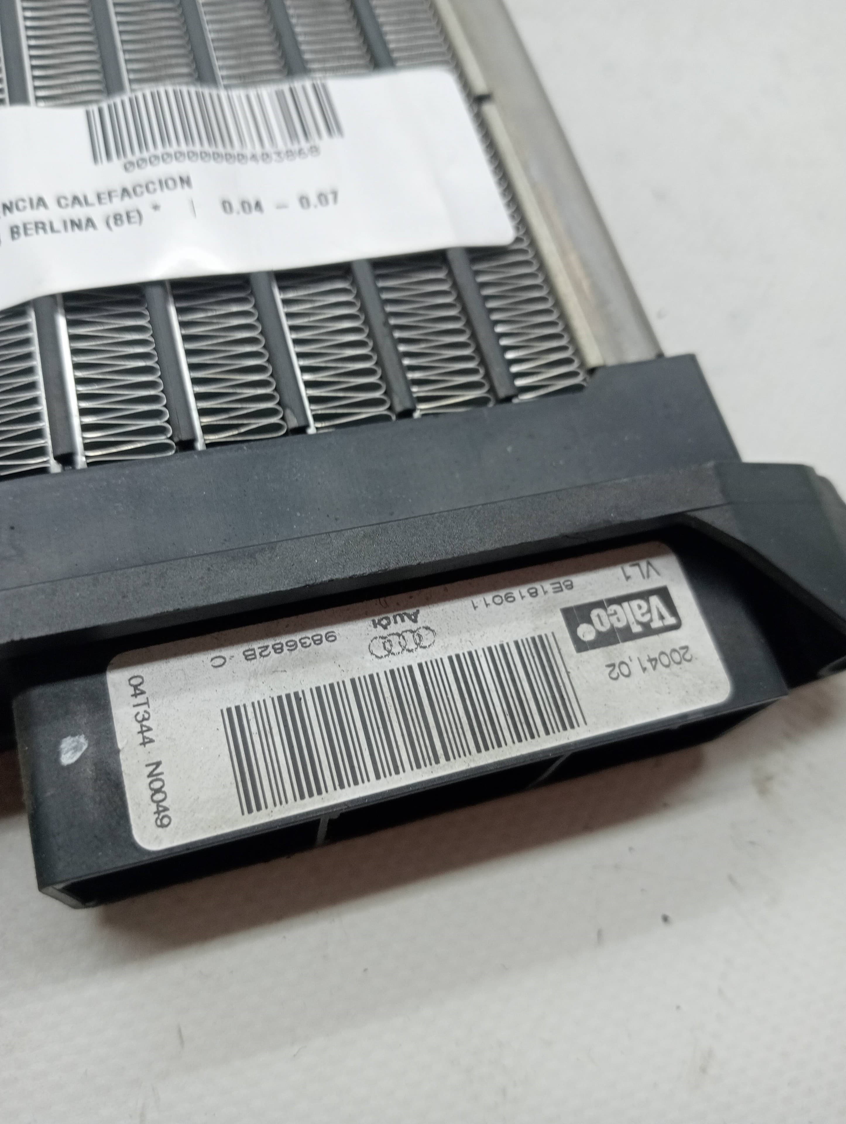 Resistencia calefaccion AUDI A4 BERLINA (8E) 2