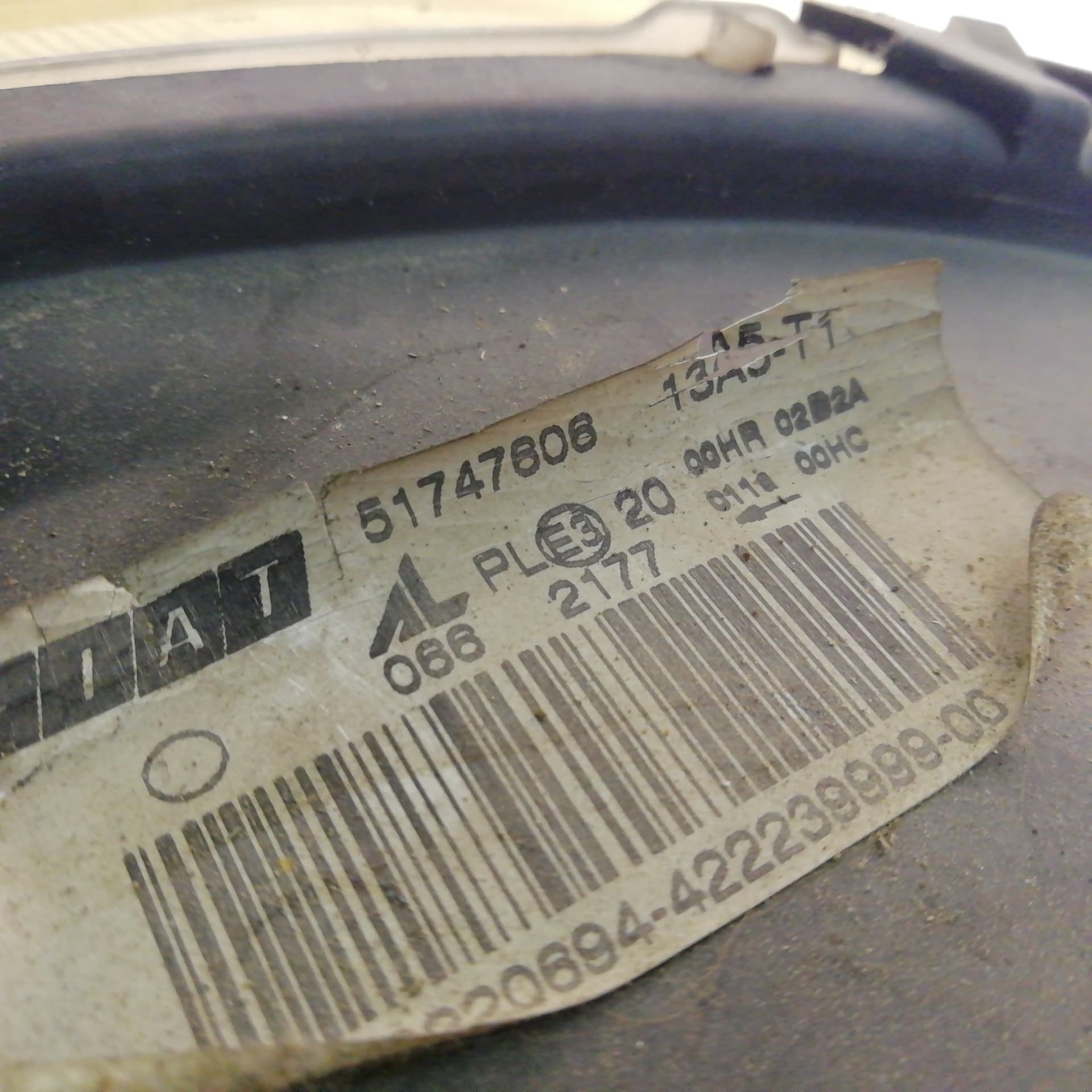 Faro derecho FIAT IDEA (135) 3