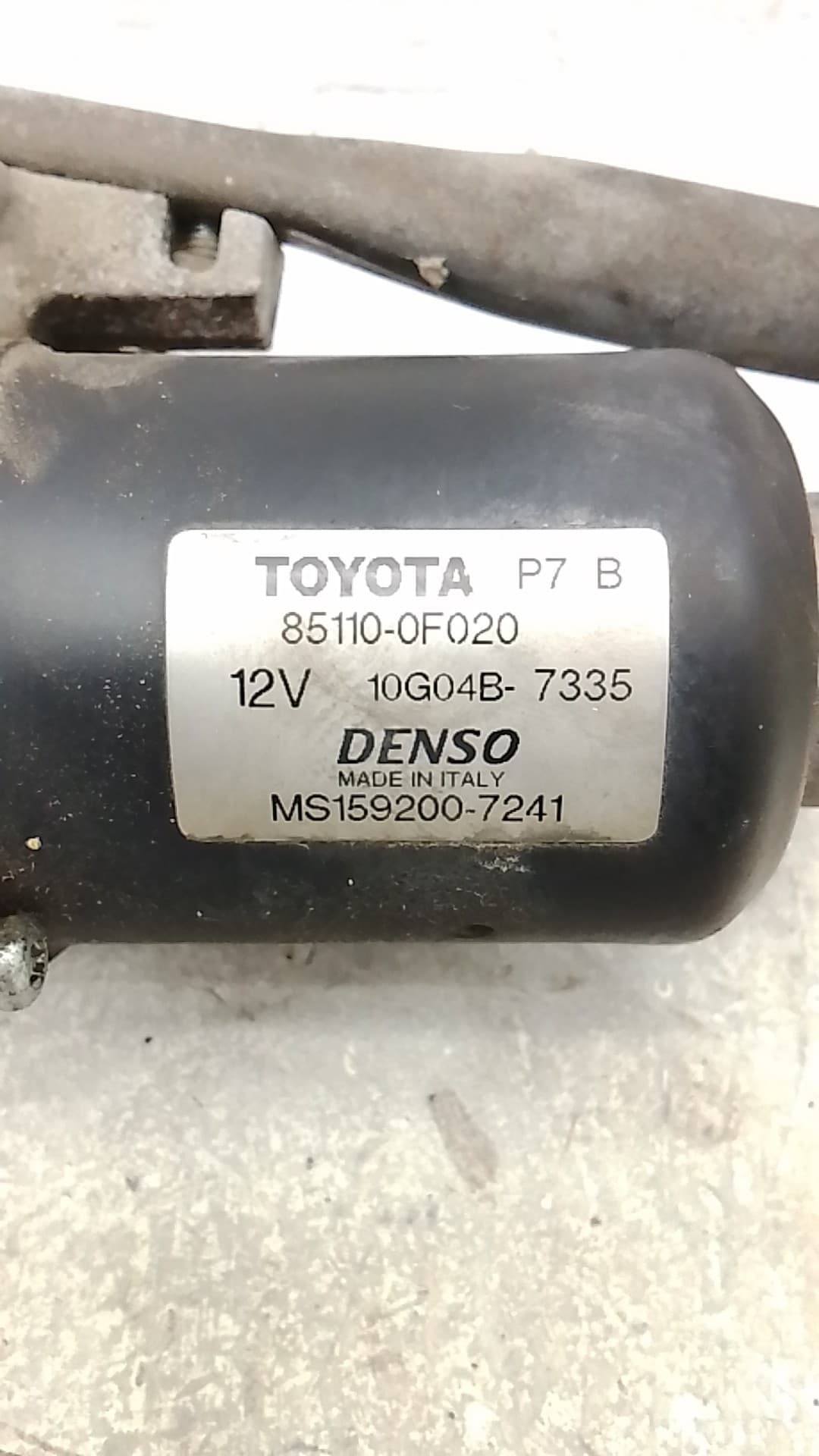 Motor limpia delantero TOYOTA COROLLA VERSO (R1) 3