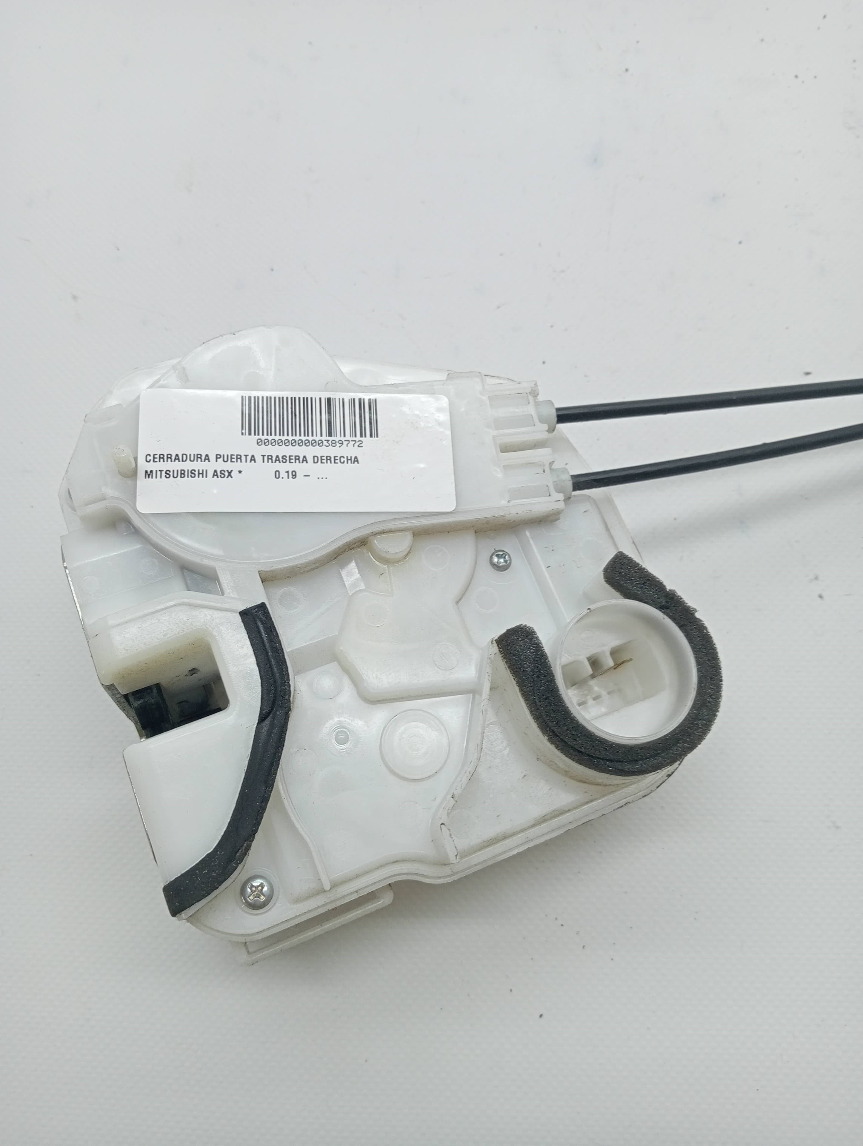 Cerradura puerta trasera derecha MITSUBISHI ASX 3