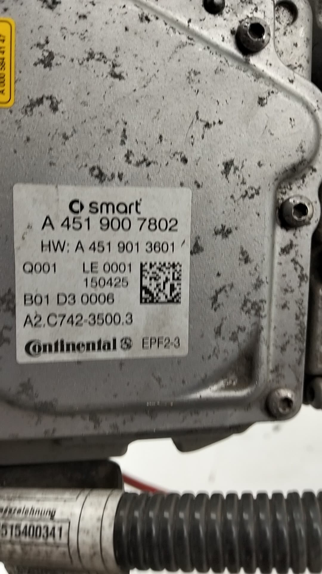 Recambio SMART FORTWO COUPE (451) ref. A4519007802 5