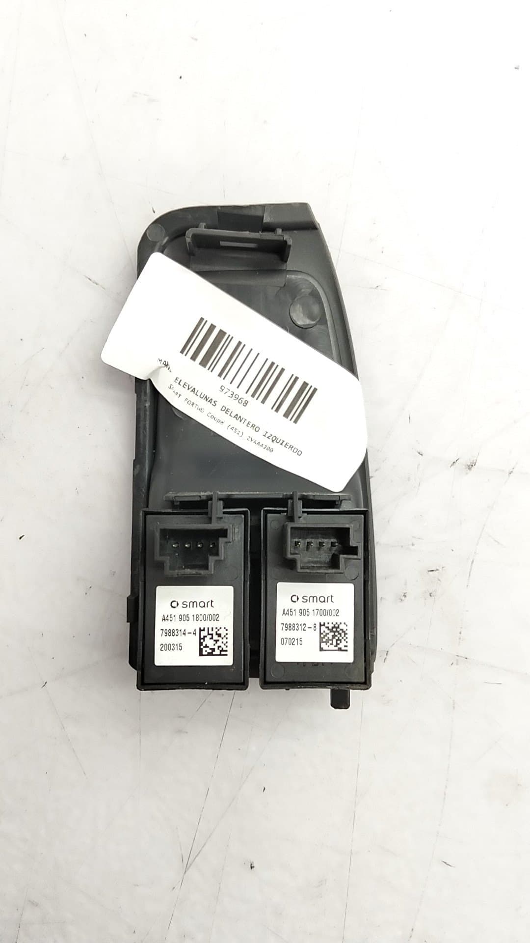 Mando elevalunas delantero izquierdo SMART FORTWO COUPE (451) 2