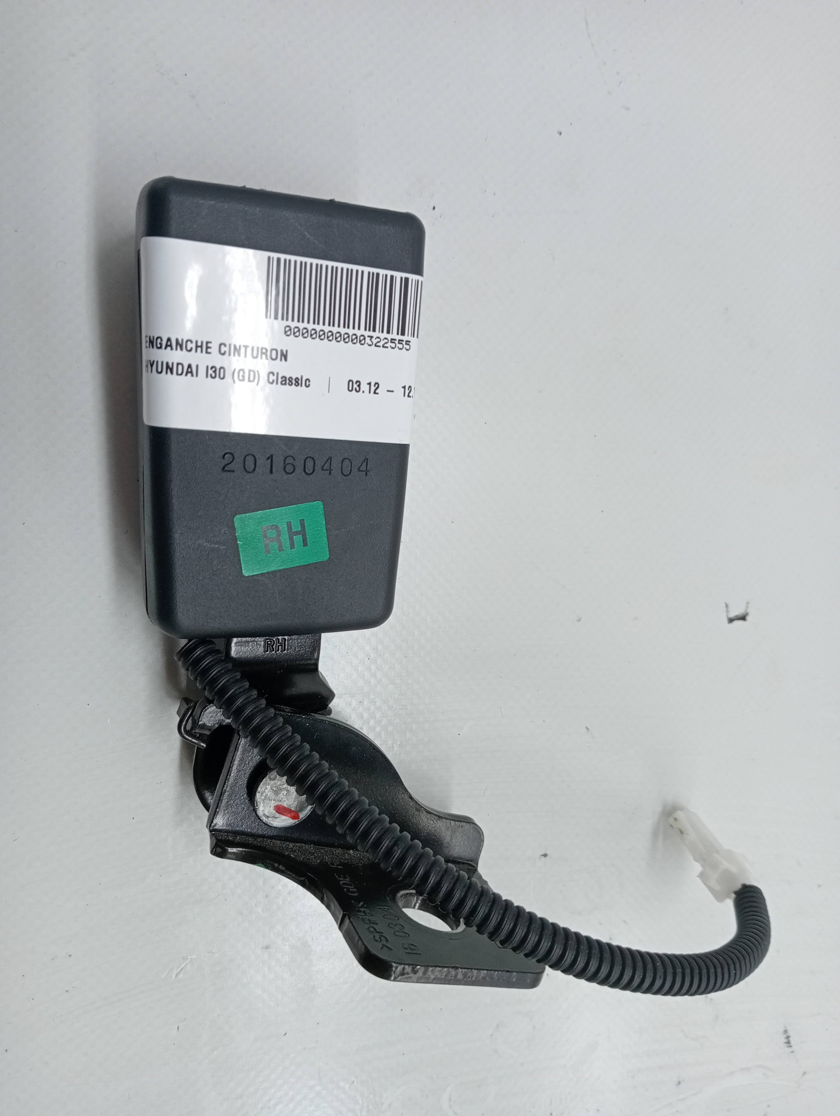Enganche cinturon HYUNDAI I30 (GD)