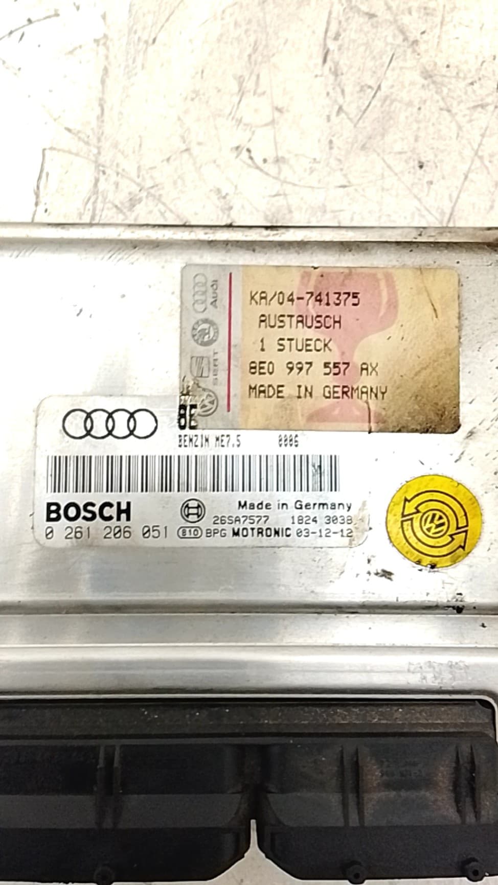 Centralita motor uce AUDI A4 BERLINA (8E) 4