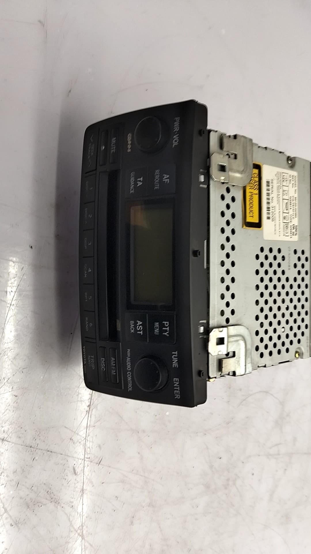 Sistema audio / radio cd TOYOTA COROLLA (E12)