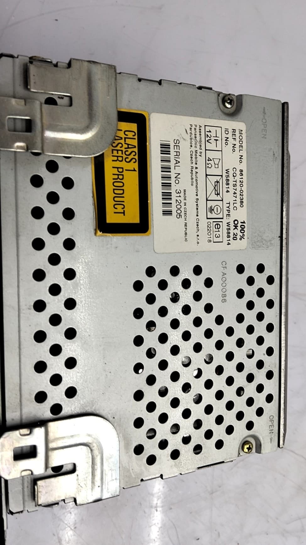 Sistema audio / radio cd TOYOTA COROLLA (E12) 4