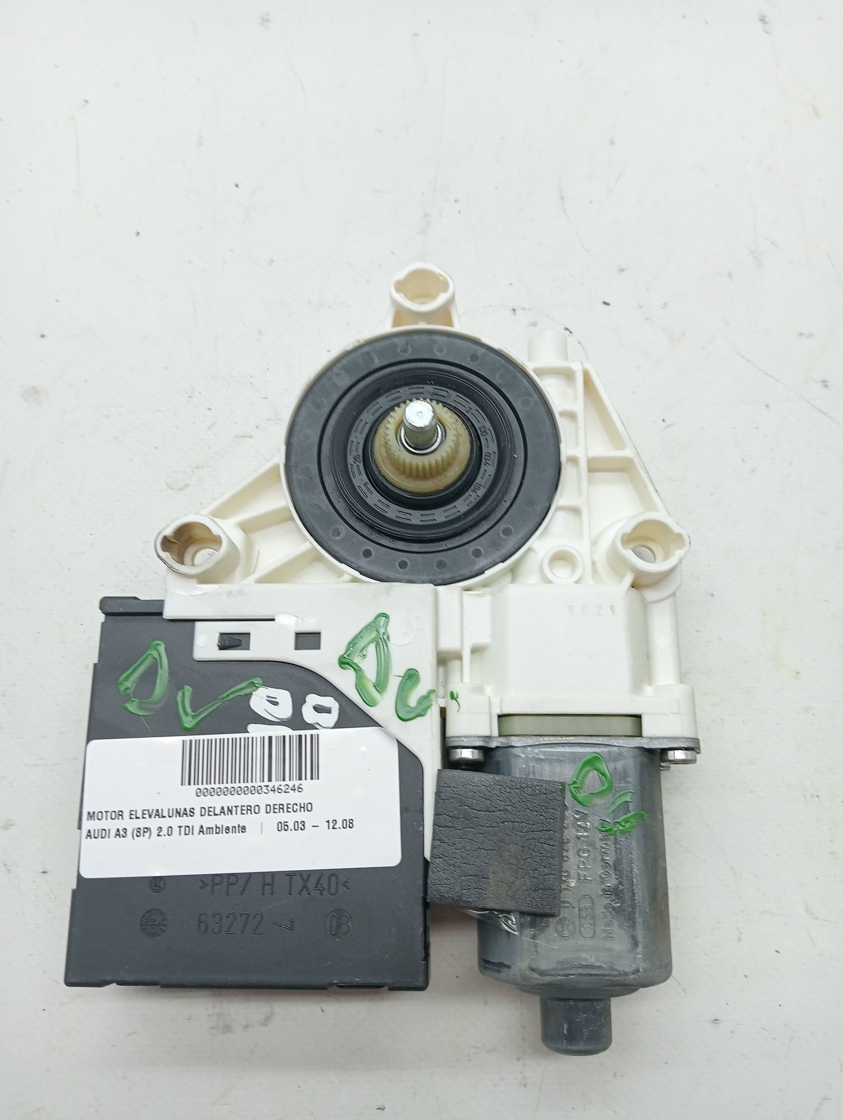 Motor elevalunas delantero derecho AUDI A3 (8P)