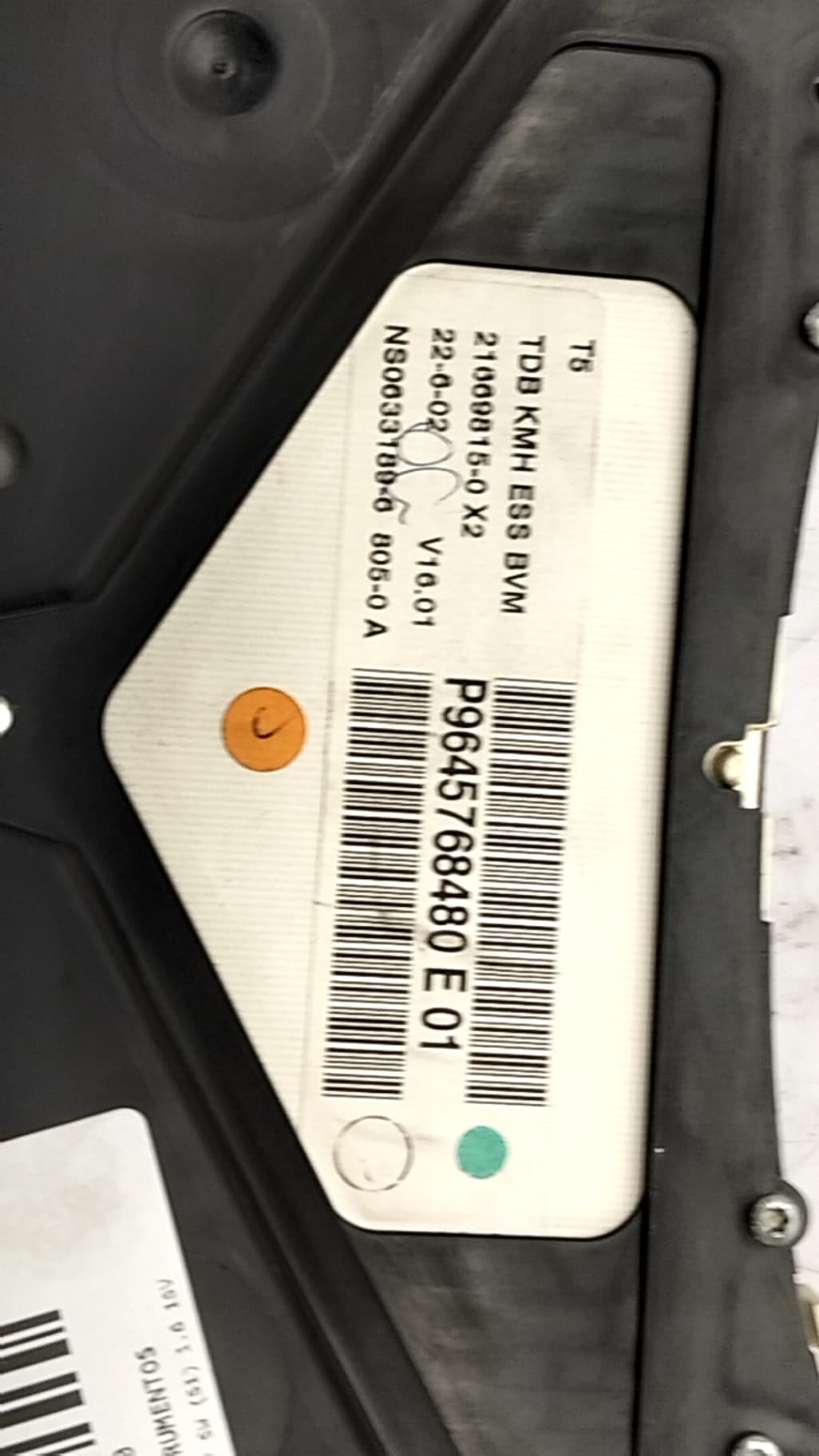 Cuadro instrumentos PEUGEOT 307 BREAK / SW (S1) 4