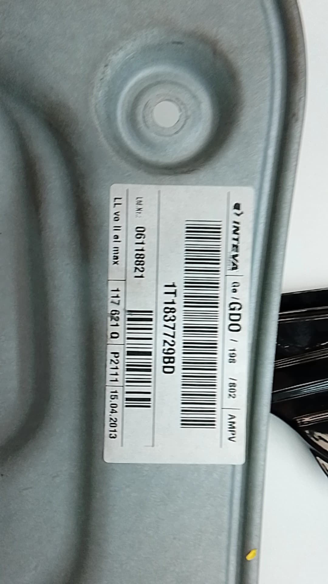 Elevalunas delantero izquierdo VOLKSWAGEN TOURAN (1T3) 3
