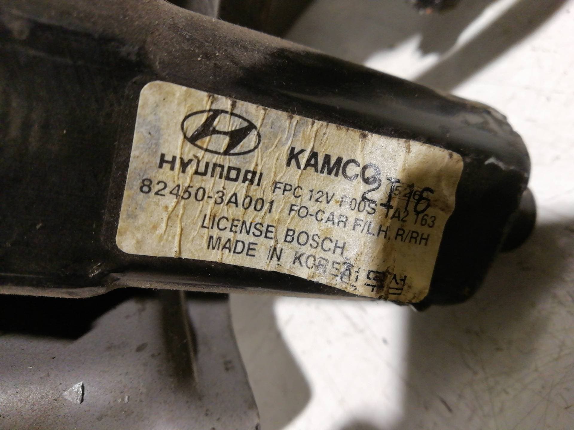 Elevalunas trasero derecho HYUNDAI TRAJET (FO) 4