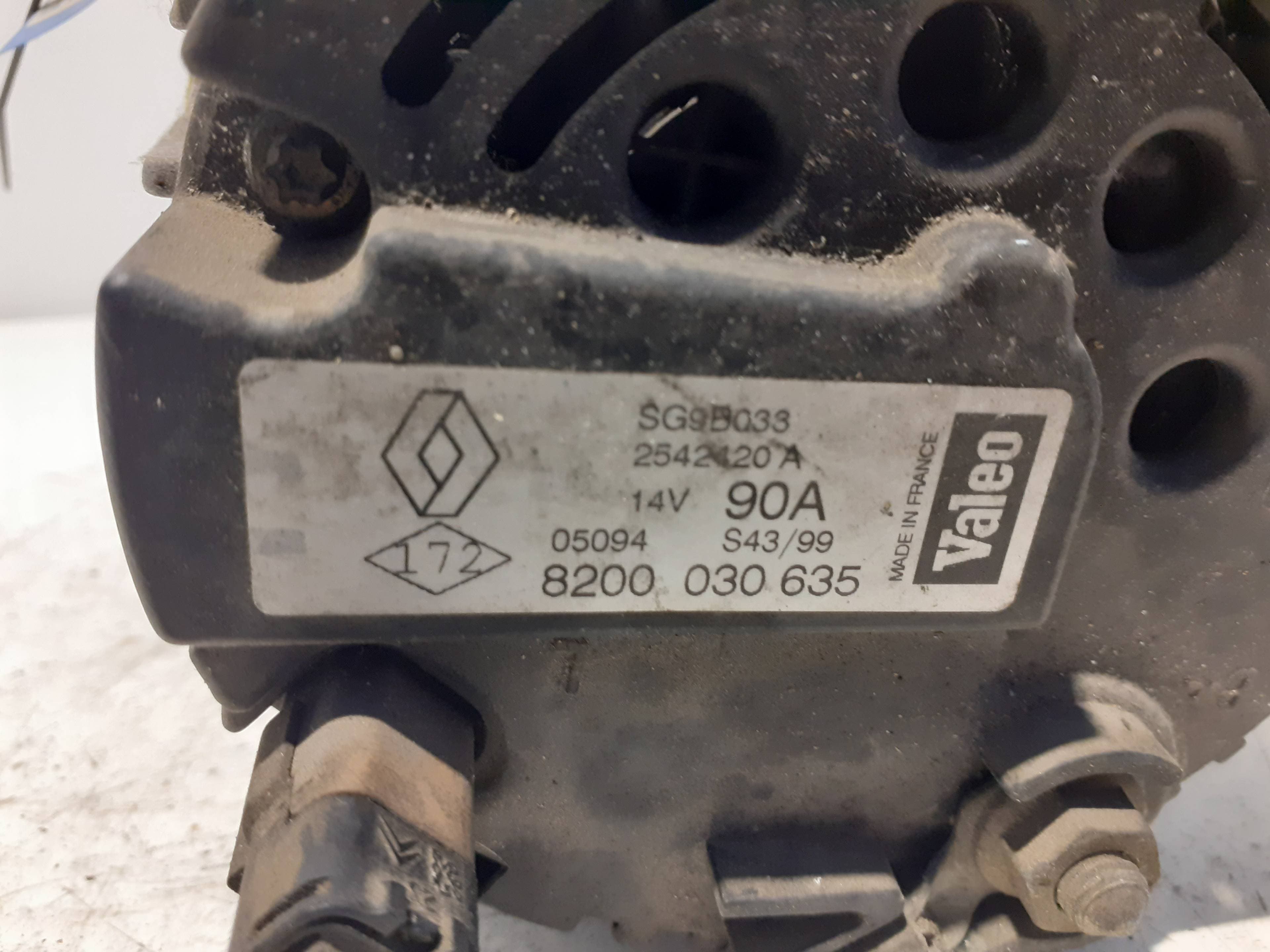 Alternador RENAULT SCENIC II 2