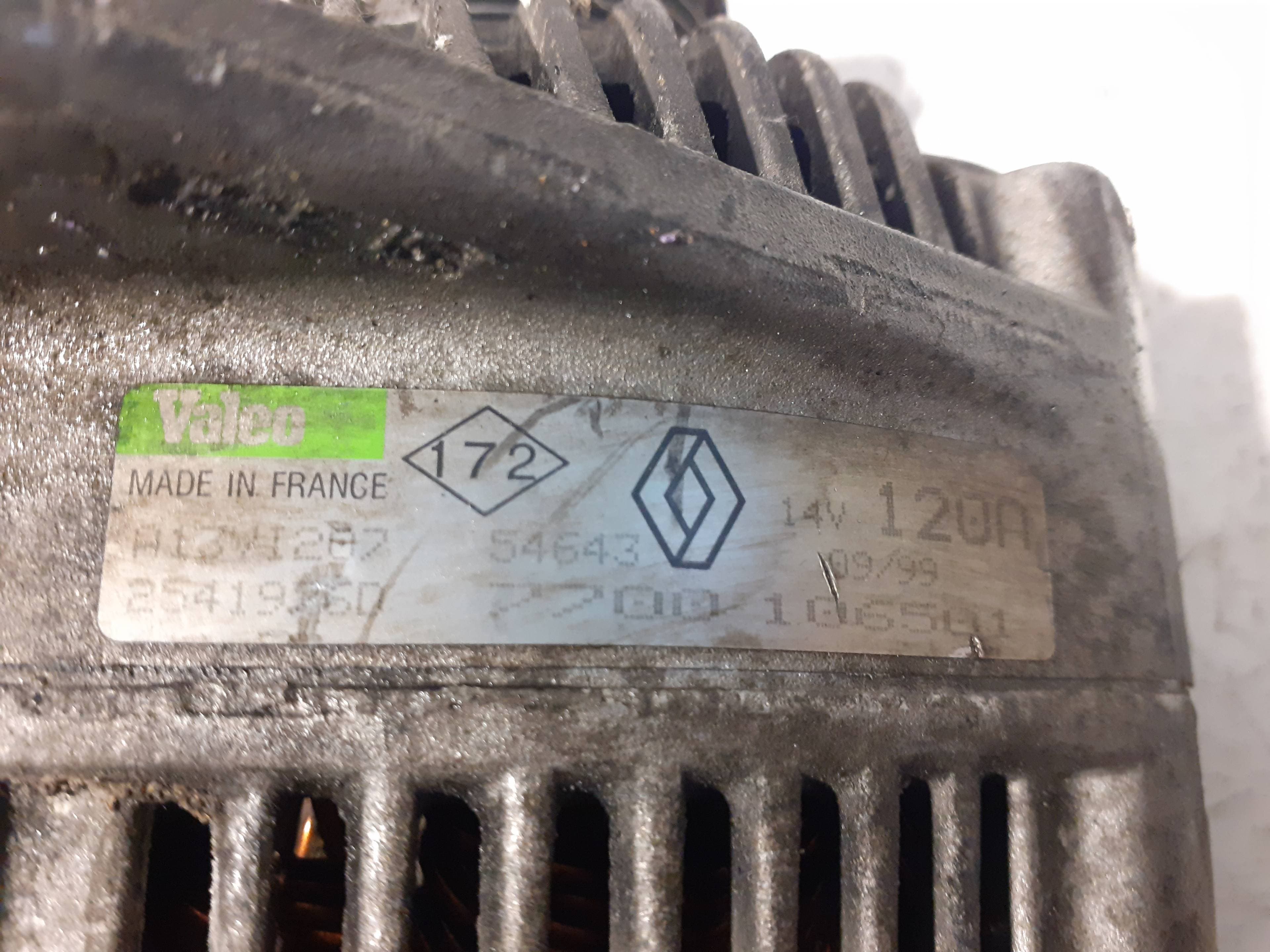 Alternador RENAULT SCENIC II 2