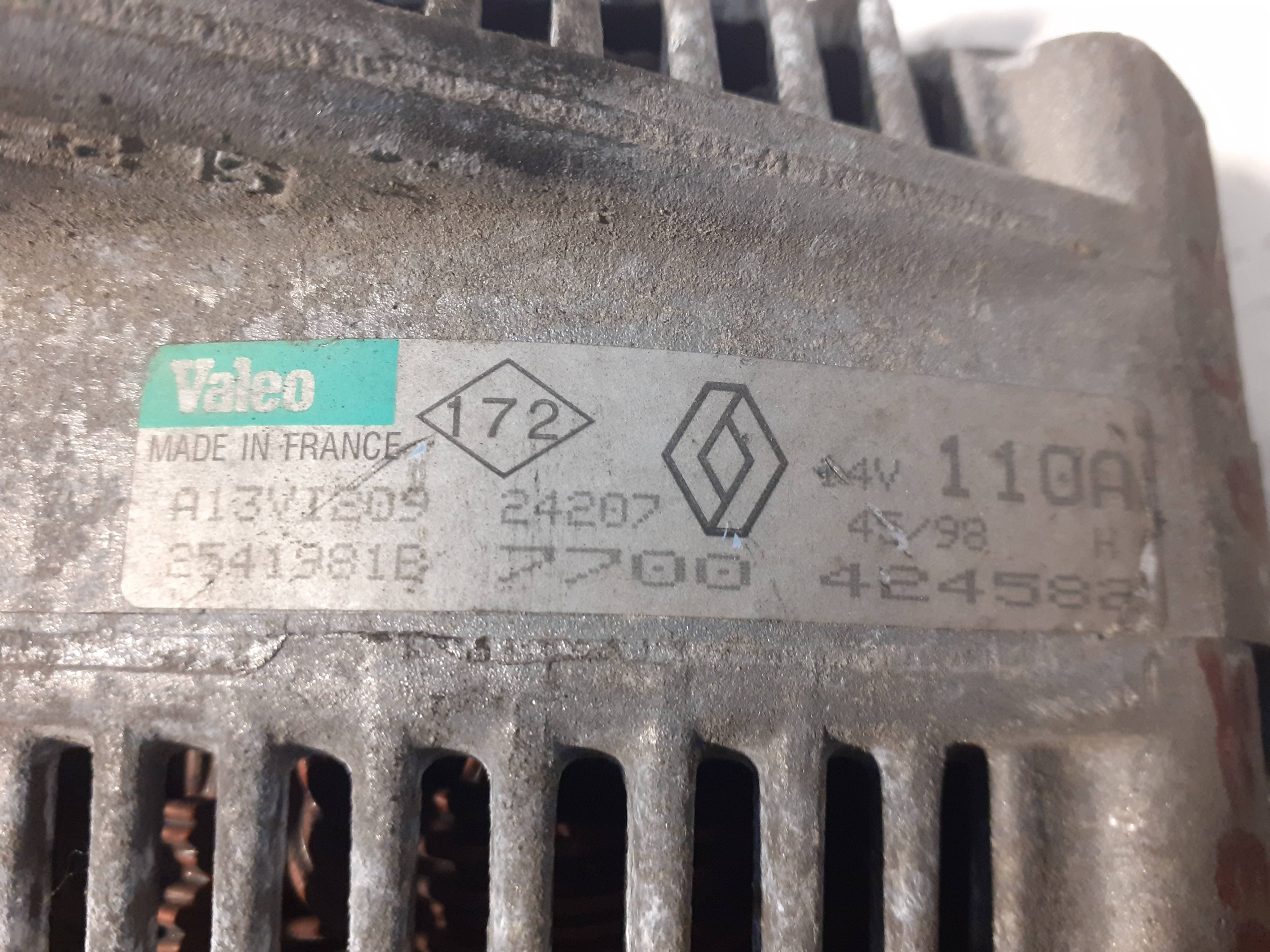 Alternador RENAULT SCENIC II 2