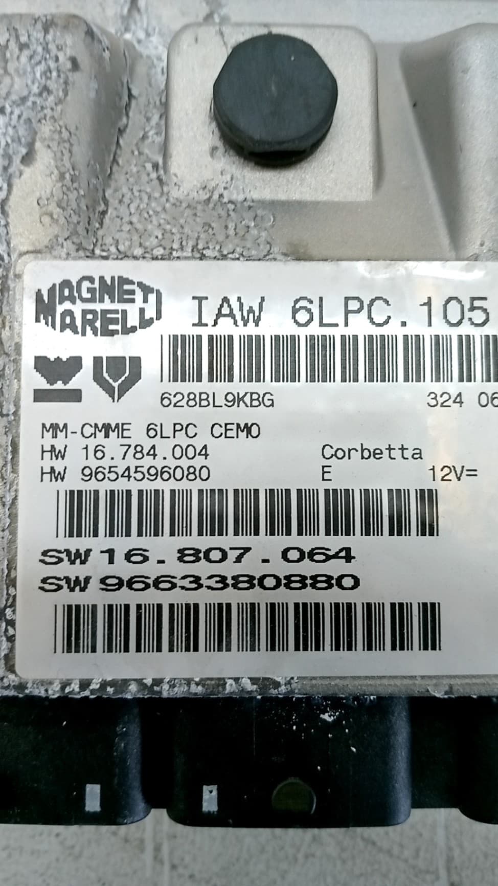 Centralita motor uce PEUGEOT 207 2