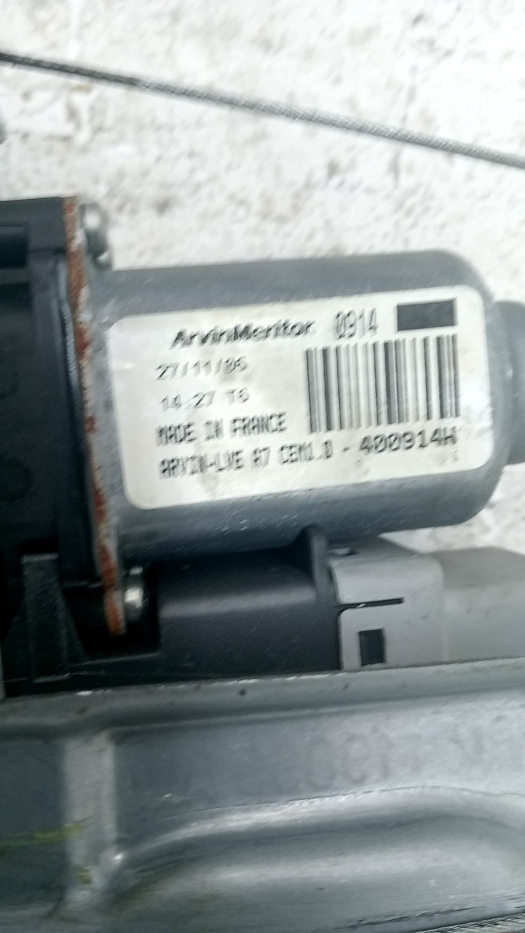 Elevalunas delantero derecho PEUGEOT 207 2