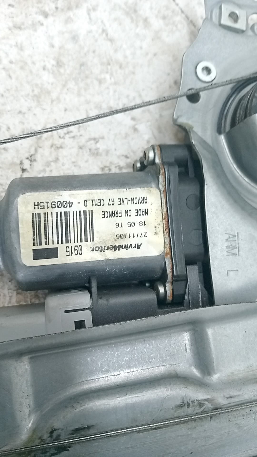 Elevalunas delantero izquierdo PEUGEOT 207 2