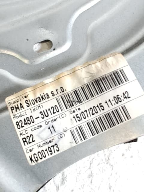 Elevalunas delantero derecho KIA SPORTAGE III (SL) 2