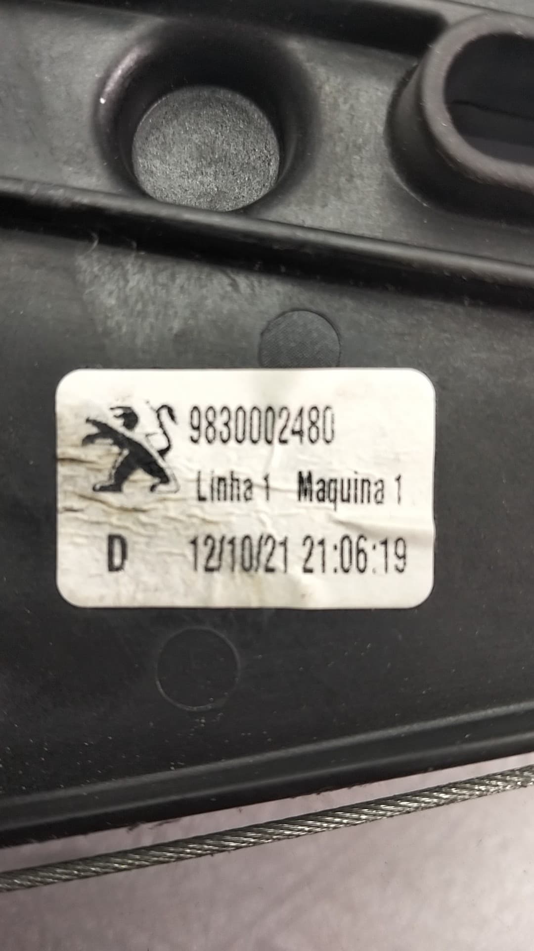 Elevalunas trasero derecho PEUGEOT 2008 (P1) 2
