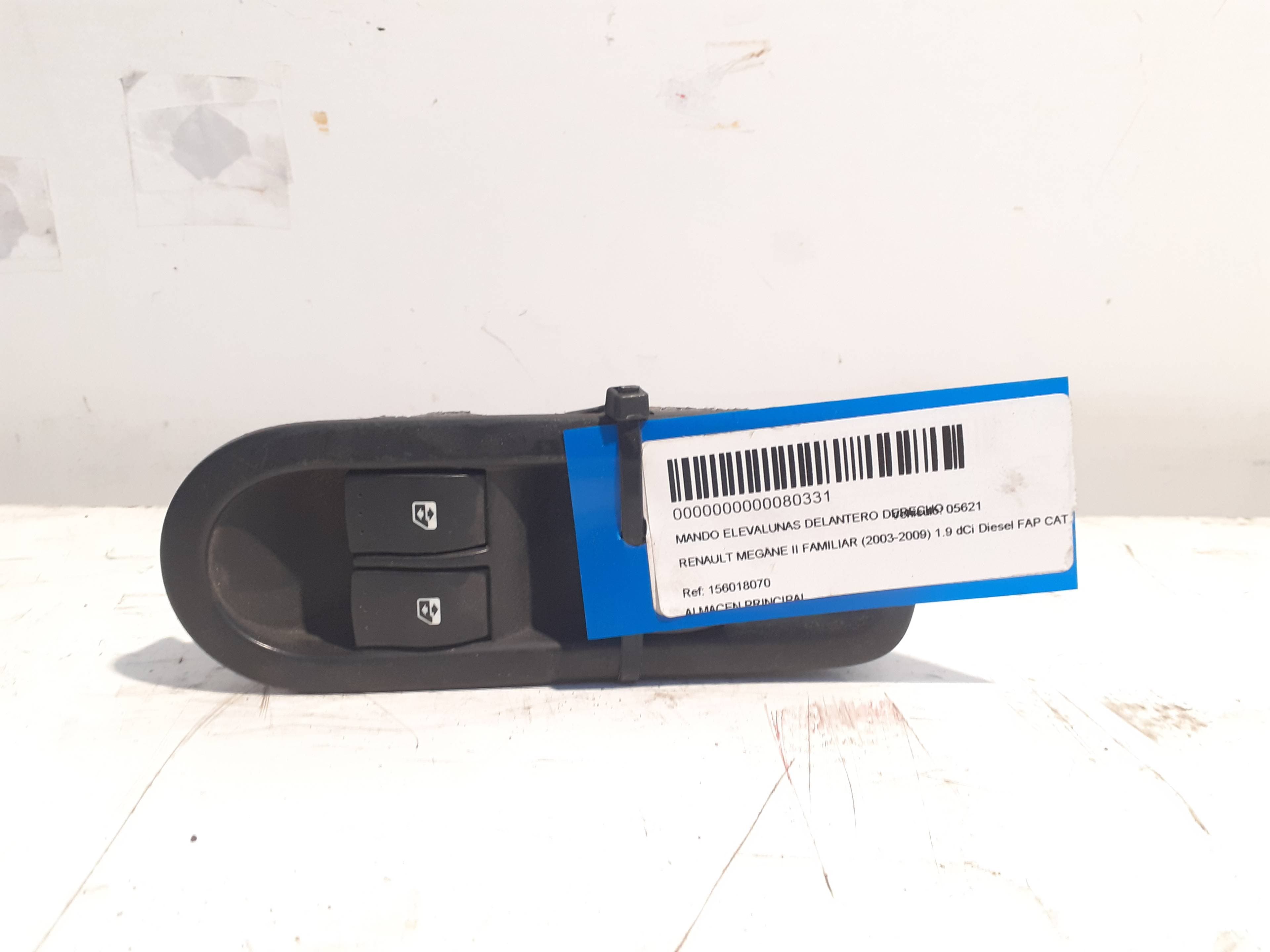 Mando elevalunas delantero derecho RENAULT MEGANE II FAMILIAR