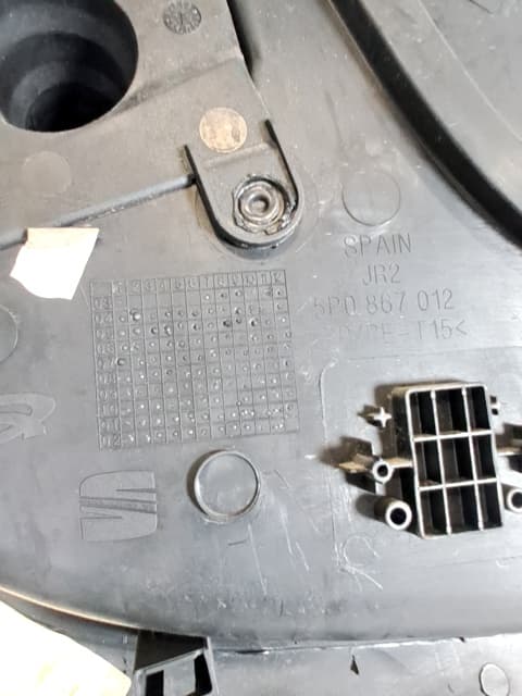 Guarnecido puerta delantera derecha SEAT ALTEA XL (5P5, 5P8) 2