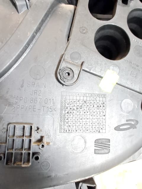 Recambio SEAT ALTEA XL (5P5, 5P8) ref. 5P0867011B1UQ
