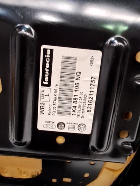 Asiento delantero derecho SEAT ALTEA XL (5P5, 5P8) 2
