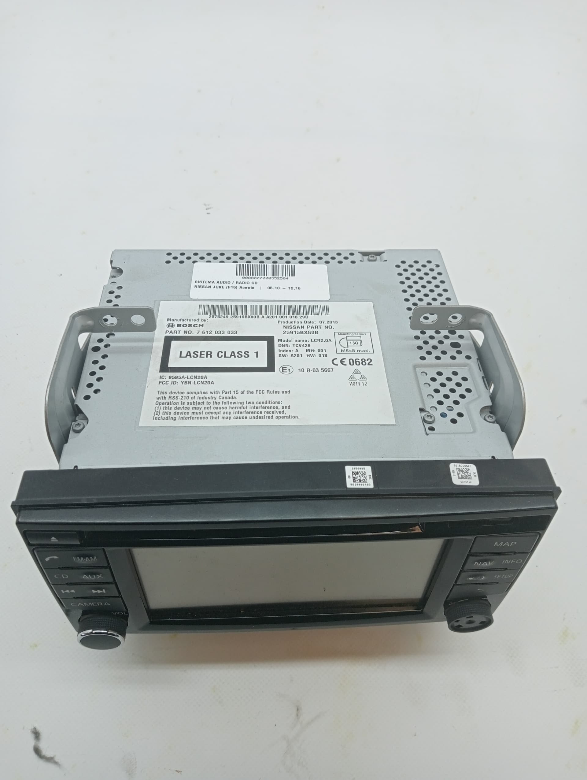 Sistema audio / radio cd NISSAN JUKE (F15)