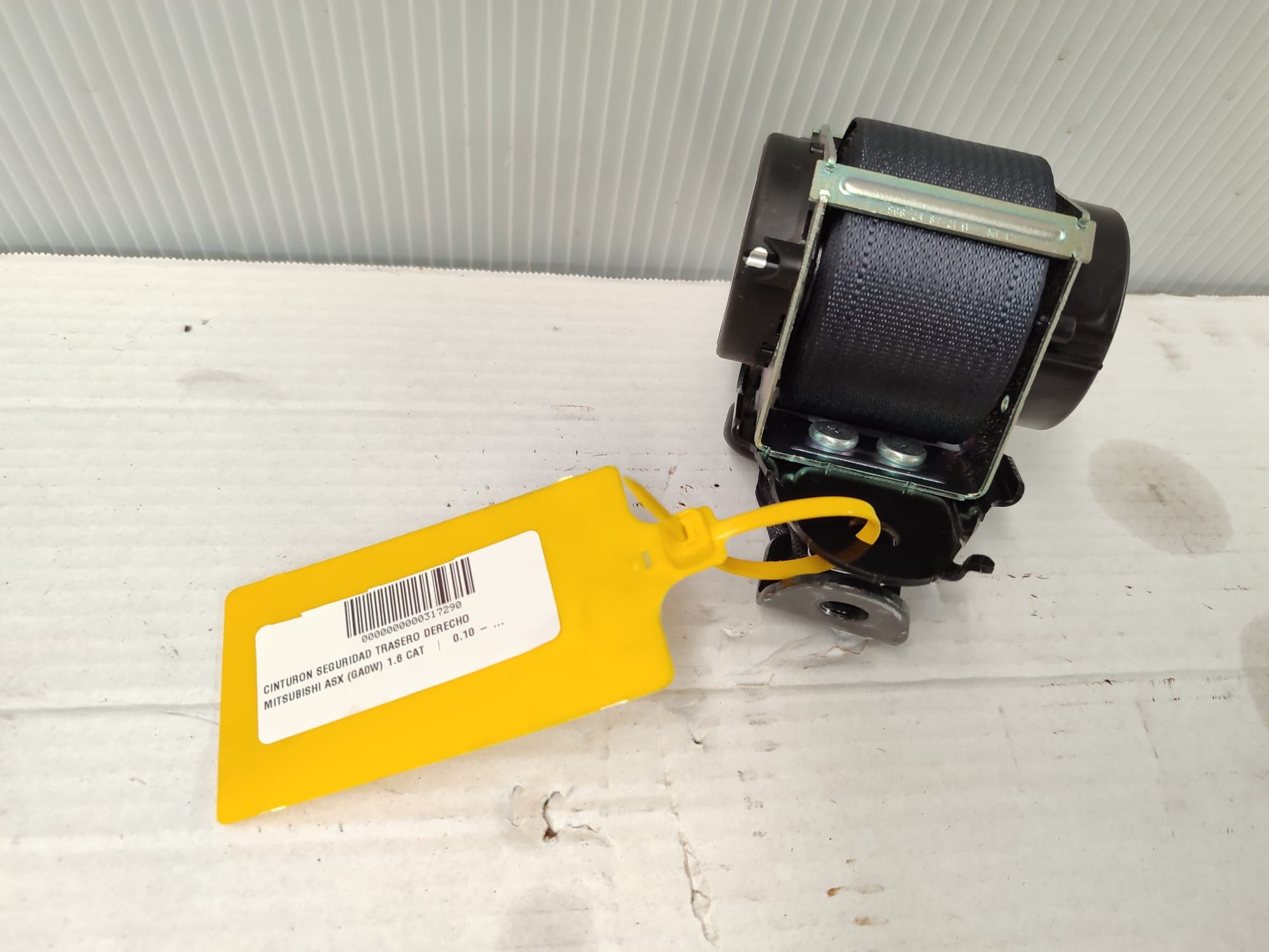 Cinturon seguridad trasero derecho MITSUBISHI ASX (GA0W) 3