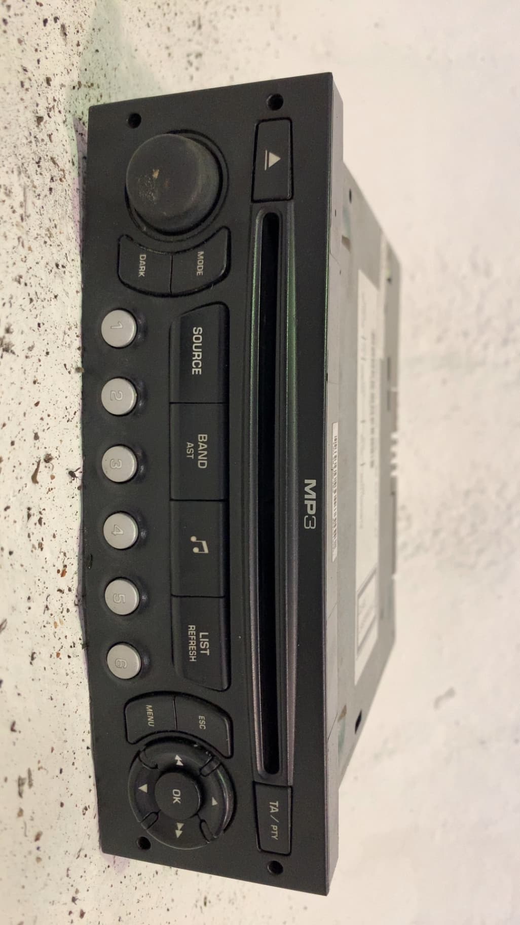 Sistema audio / radio cd CITROEN C4 BERLINA