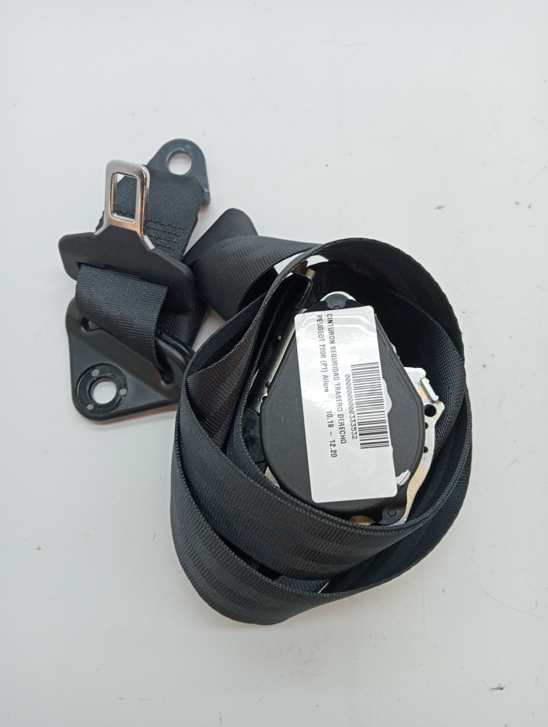 Cinturon seguridad trasero derecho PEUGEOT 2008 (P1) 3