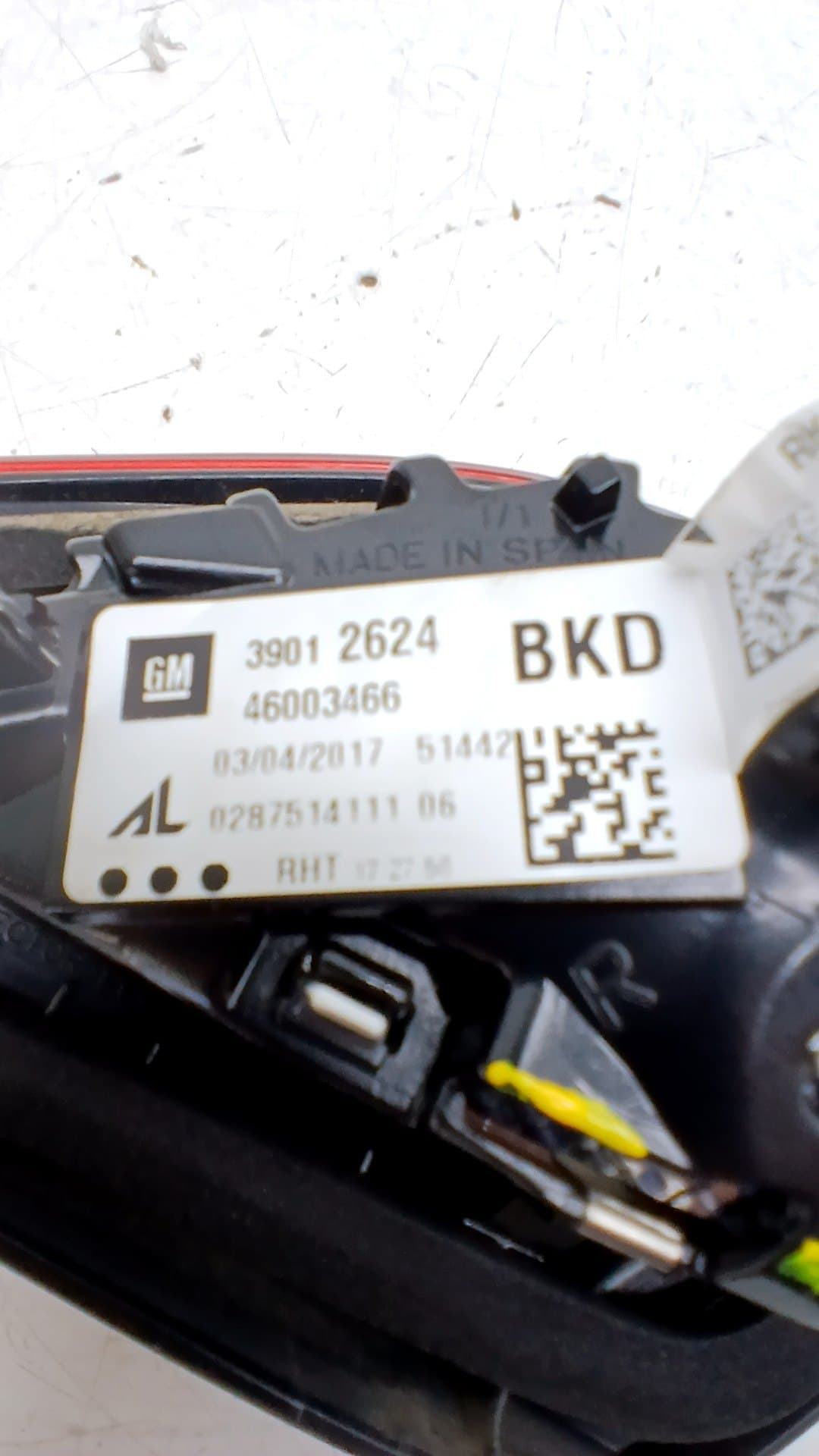 Piloto trasero derecho interior OPEL CORSA E 2