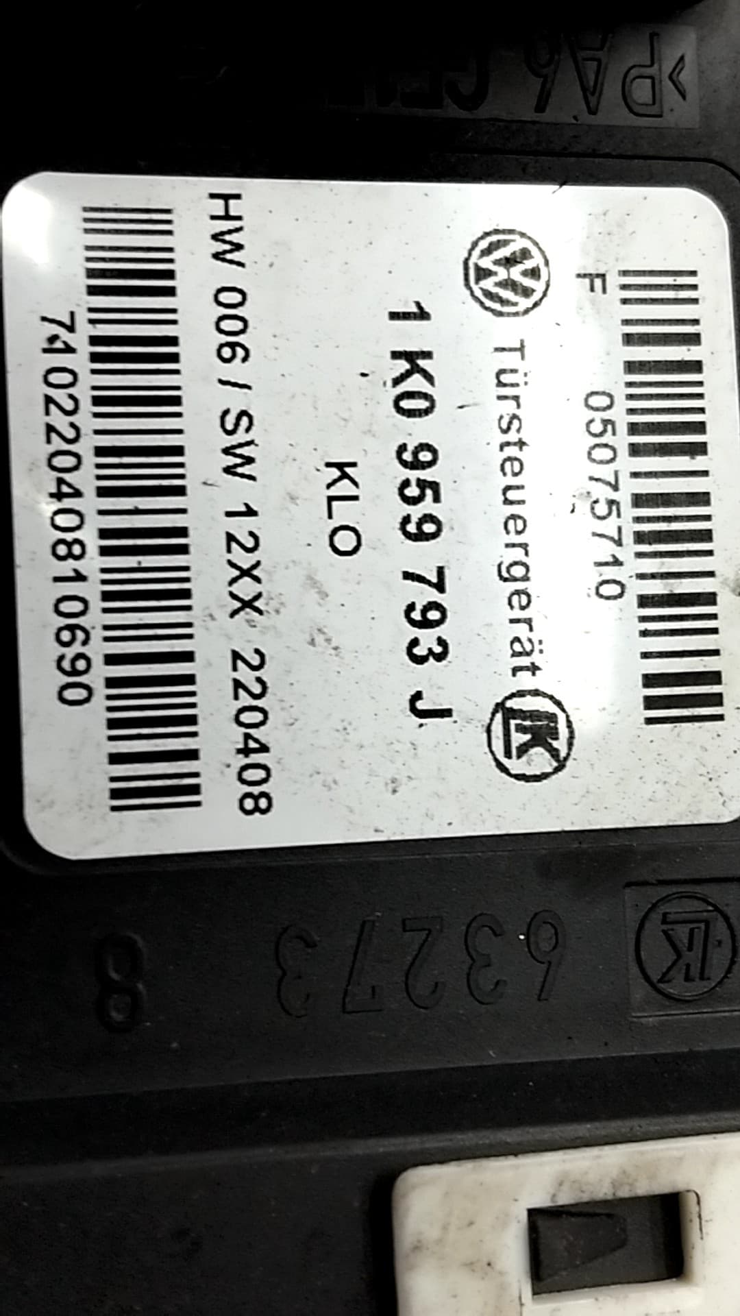 Motor elevalunas delantero izquierdo VOLKSWAGEN GOLF V BERLINA (1K1) 3