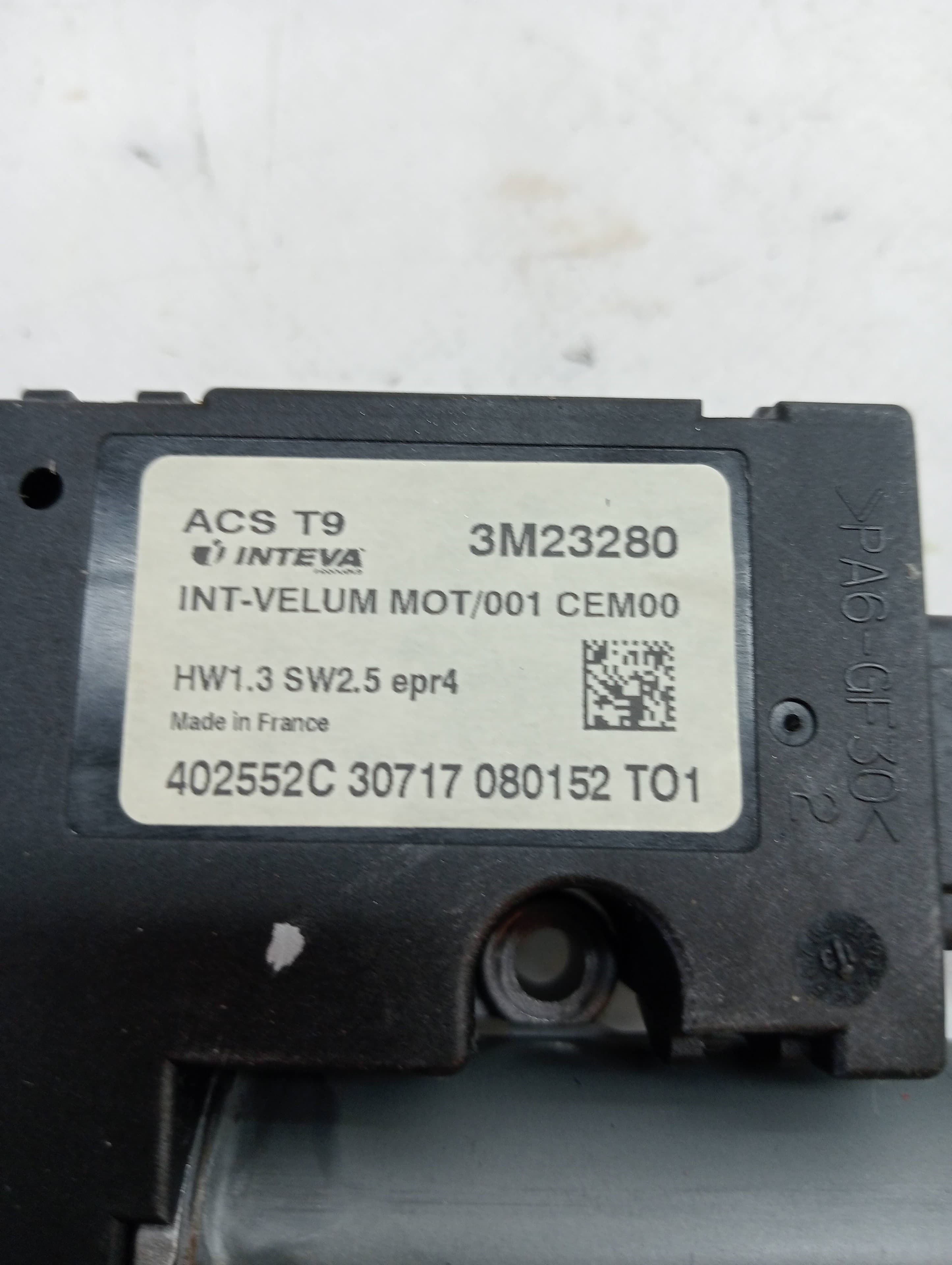 Motor techo electrico PEUGEOT 308 2