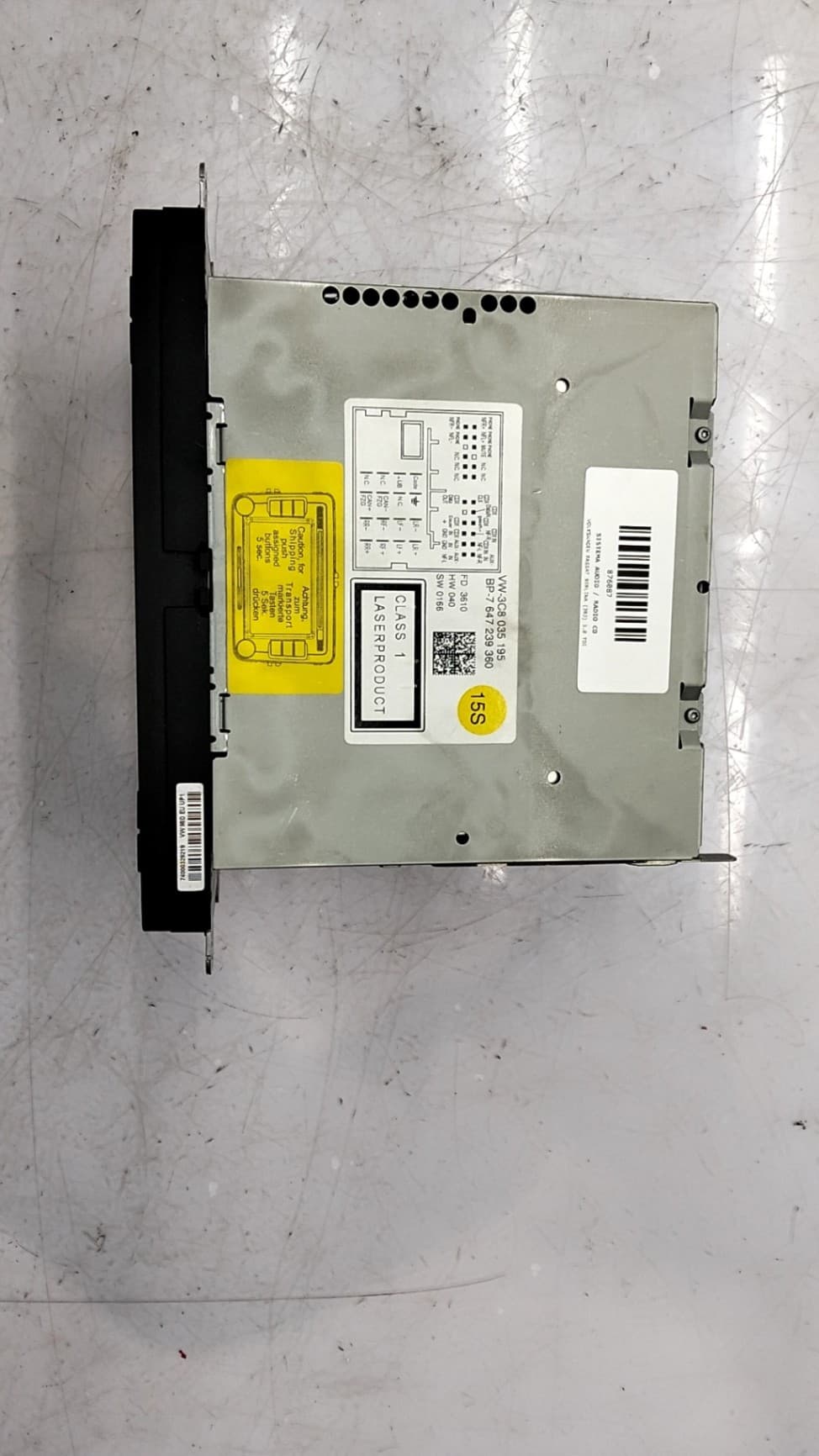 Sistema audio / radio cd VOLKSWAGEN PASSAT BERLINA (3B3) 3