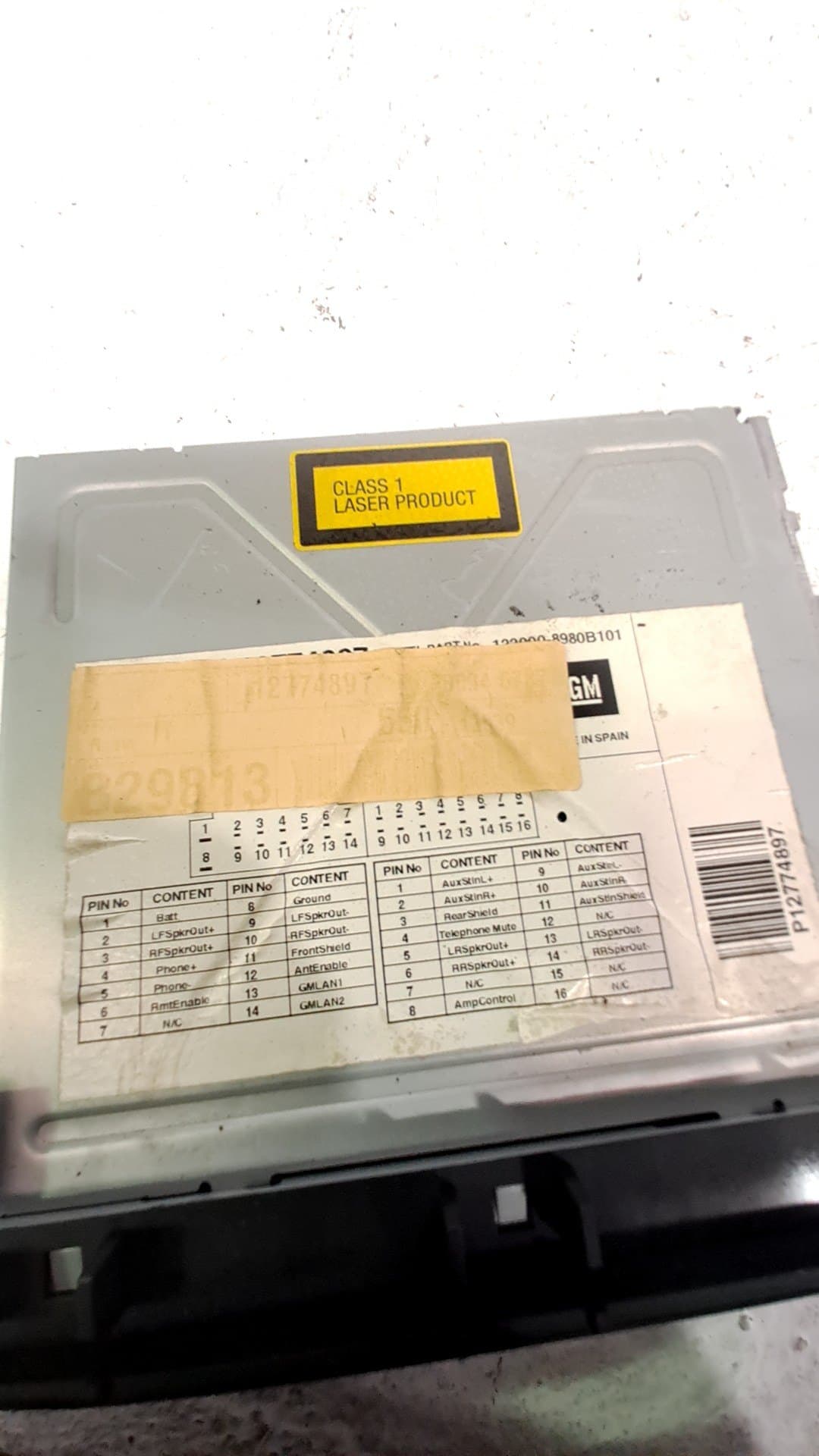 Sistema audio / radio cd SAAB 9-3 STATION WAGON (E50) 2