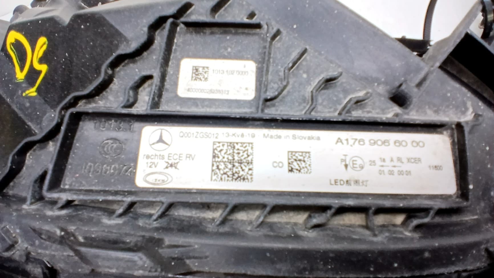 Faro derecho MERCEDES-BENZ CLASE A (W169) 3