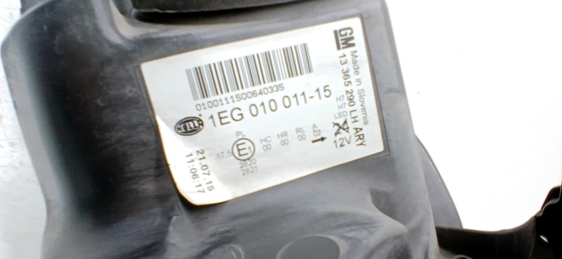 Faro izquierdo OPEL ASTRA J LIM. 2