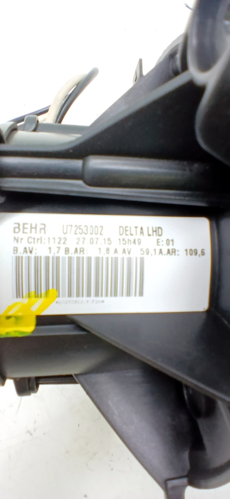 Motor calefaccion OPEL ASTRA J LIM. 2