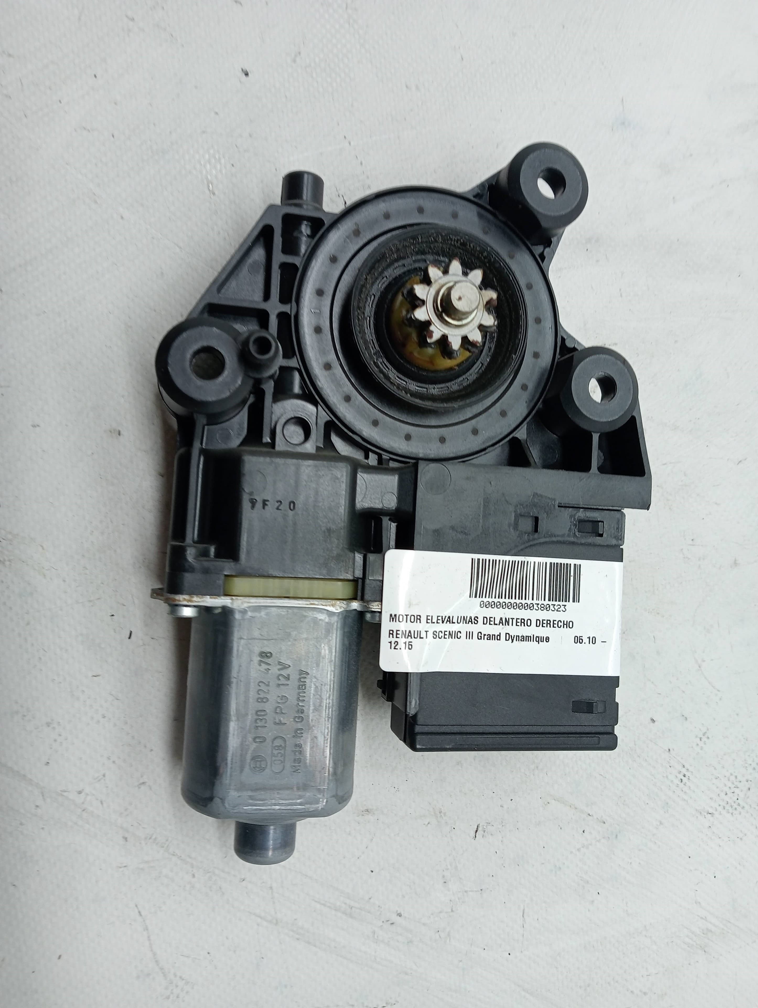 Motor elevalunas delantero derecho RENAULT SCENIC III