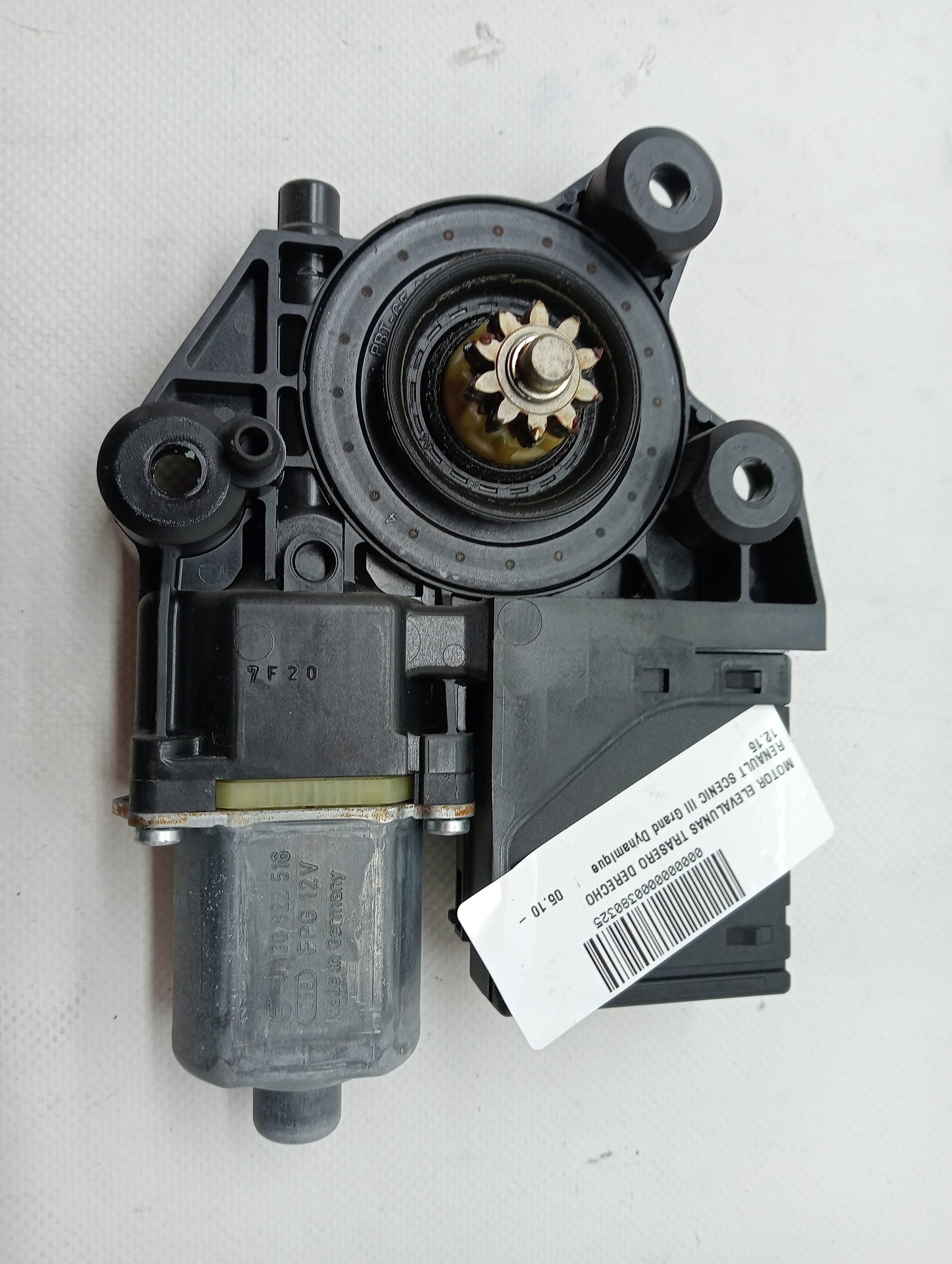 Motor elevalunas trasero derecho RENAULT SCENIC III