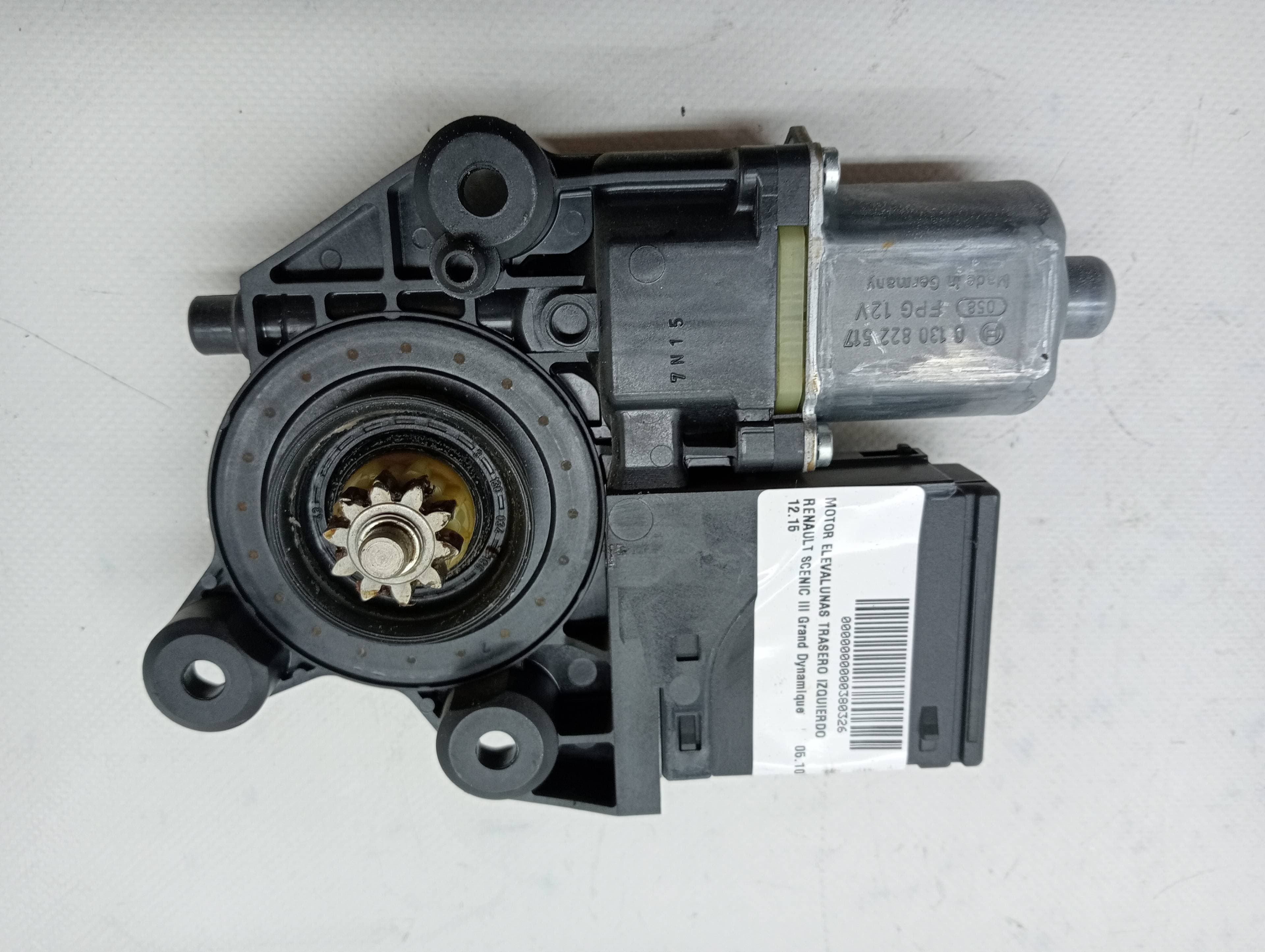 Motor elevalunas trasero izquierdo RENAULT SCENIC III
