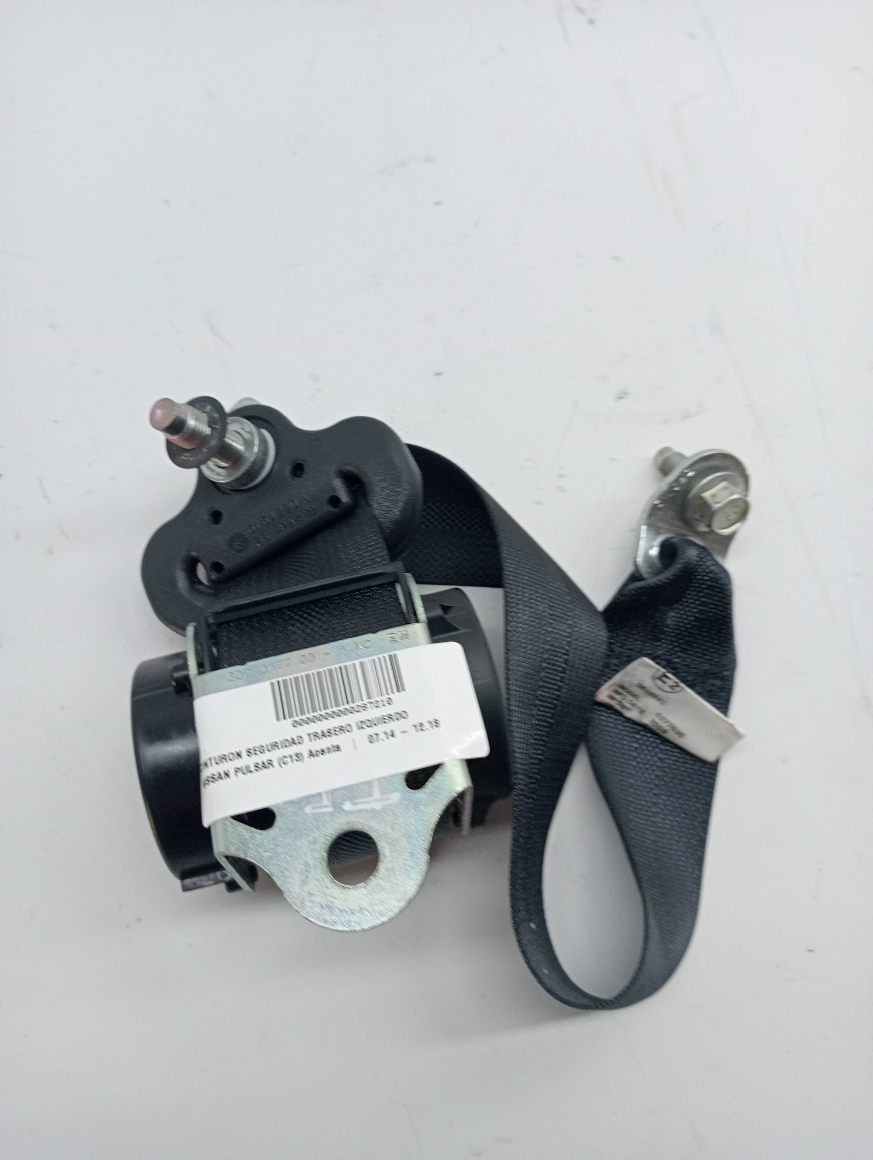 Cinturon seguridad trasero izquierdo NISSAN PULSAR (C13) 2