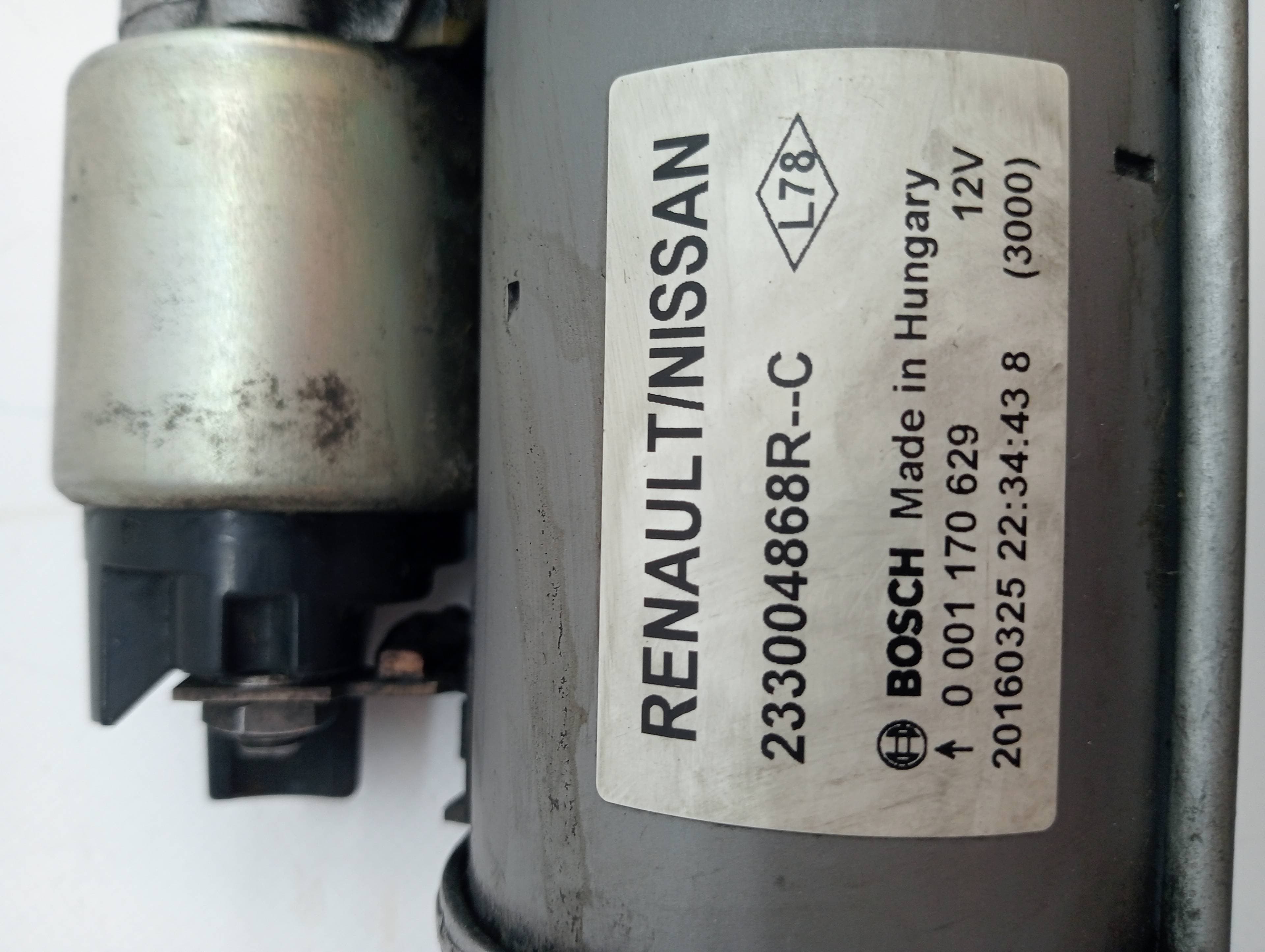 Motor arranque NISSAN PULSAR (C13) 3