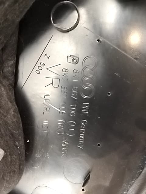 Guarnecido puerta delantera derecha AUDI A4 AVANT (8K5) (2008) 5
