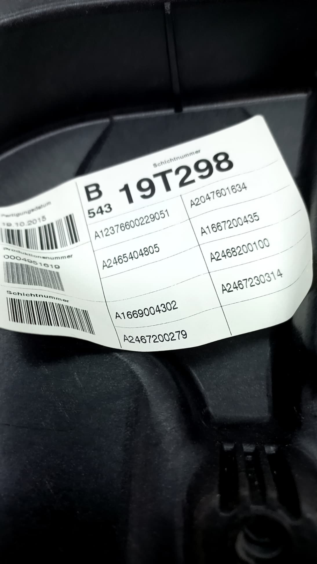 Elevalunas delantero derecho MERCEDES-BENZ CLASE B SPORTS TOURER (W246, W242) 2
