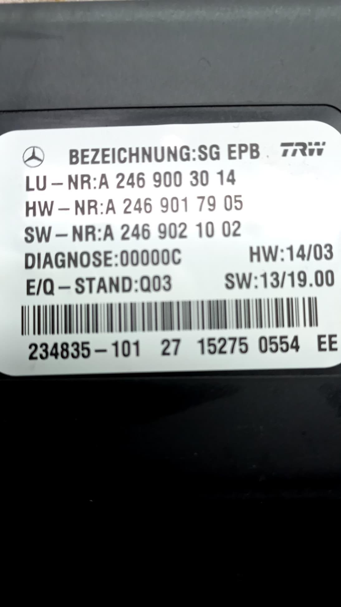 Kit airbag MERCEDES-BENZ CLASE B SPORTS TOURER (W246, W242) 4
